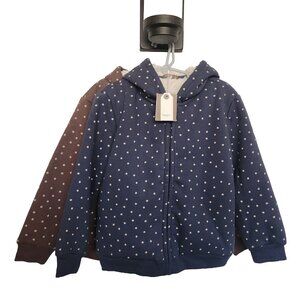 ToTo Heros NEW Kids Toddlers Unisex Sherpa Lined Hooded Fleece Jacket 2 Colors